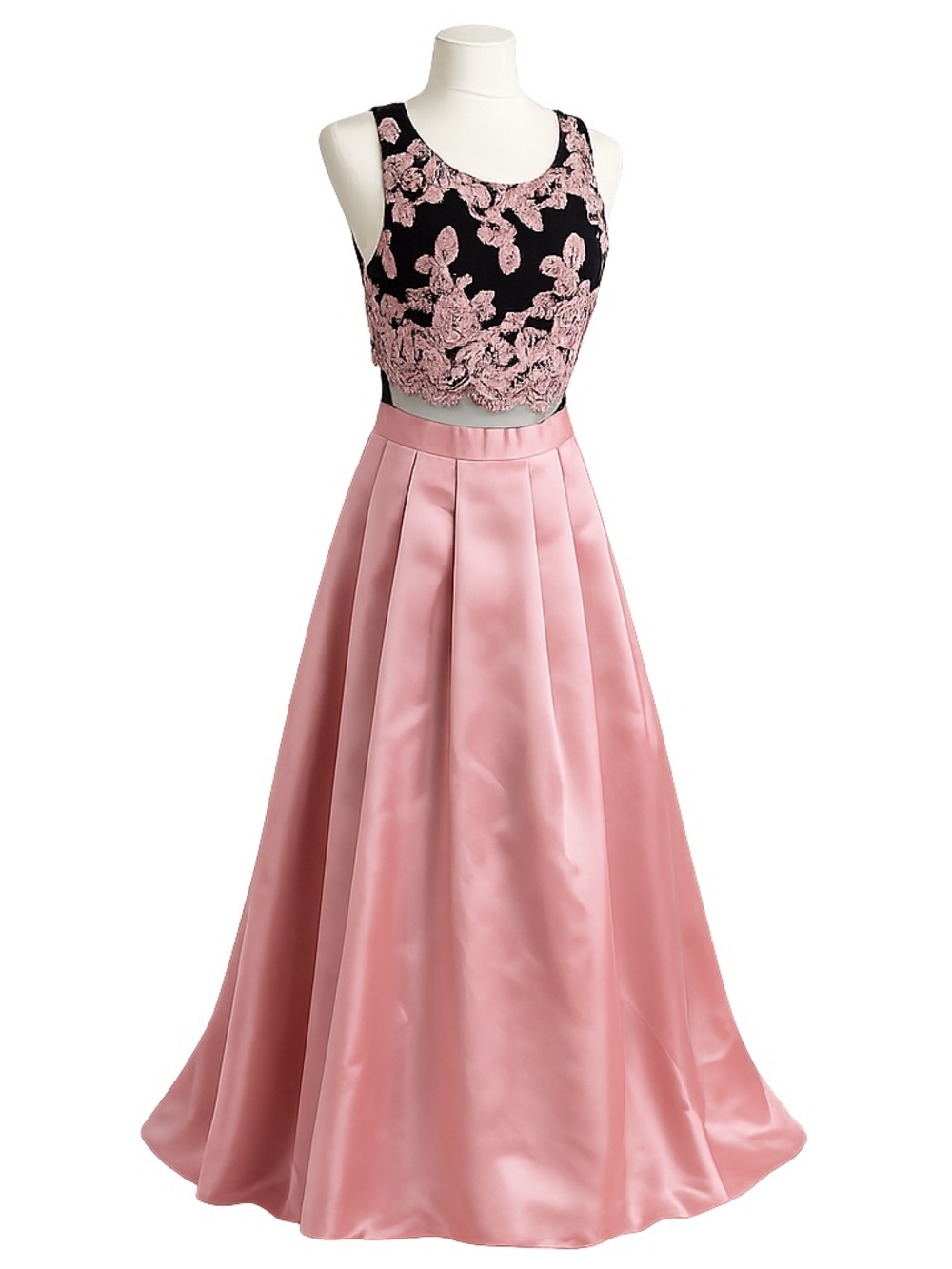 Betsy & Adam Two-Piece Formal Gown – Size 8